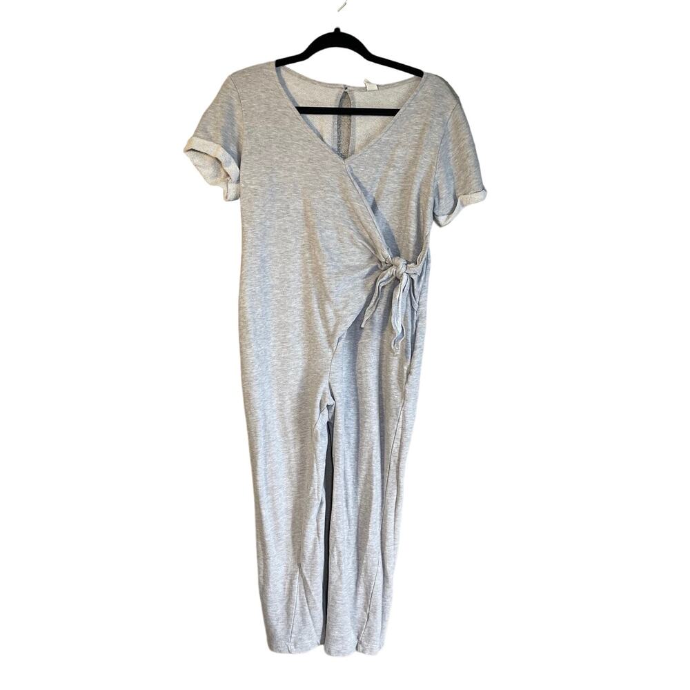 Lazy Sundays Comfy Gray Jumpsuit Small